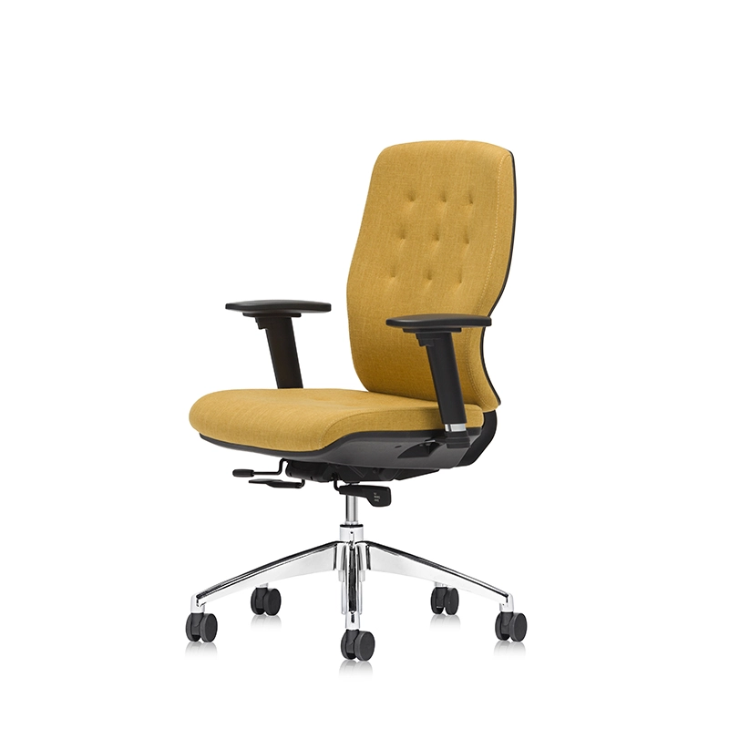 Mejor silla amarilla para tareas de ergonomía a largo plazo - casco T11 