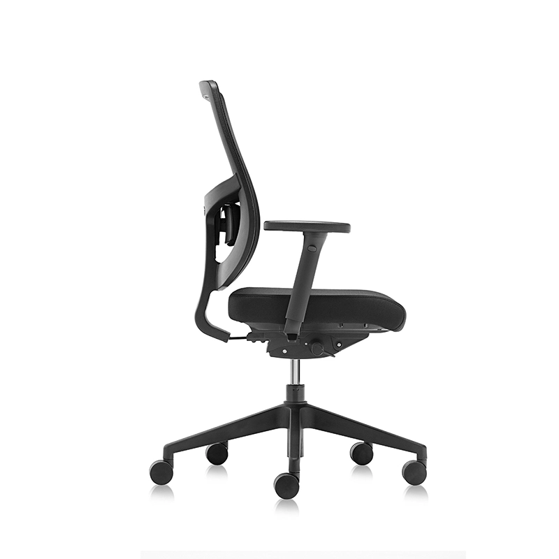 Silla de trabajo de fondo de malla ergonómica con soporte lumbar ajustable - T7 Grace EU 