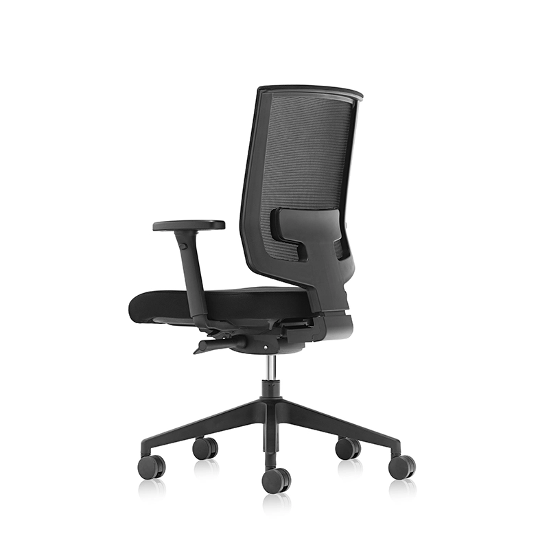 Silla de oficina negra de tela de red completa tarea informática para girar silla ergonómica - t8 maxy EU 