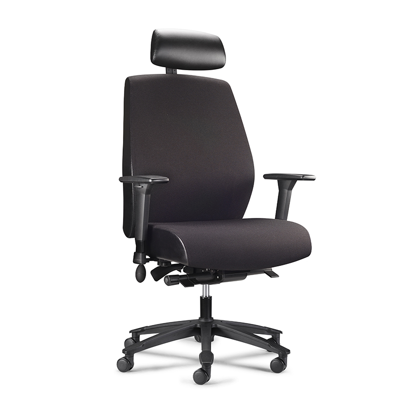 Silla de oficina doméstica de ergonomía de respaldo alto pesado - hde1 wave 