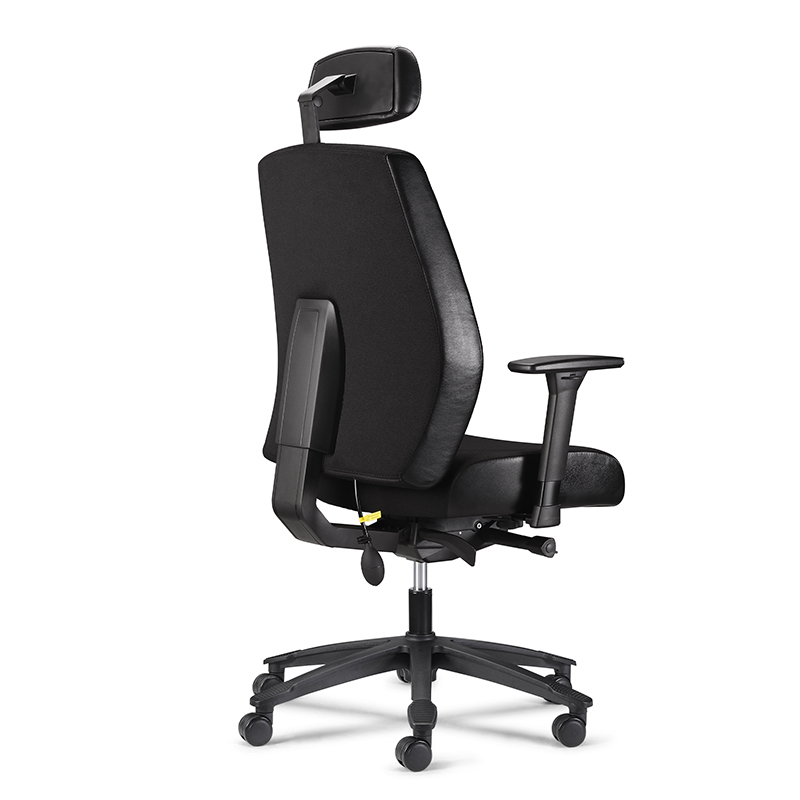 Silla de oficina doméstica de ergonomía de respaldo alto pesado - hde1 wave 