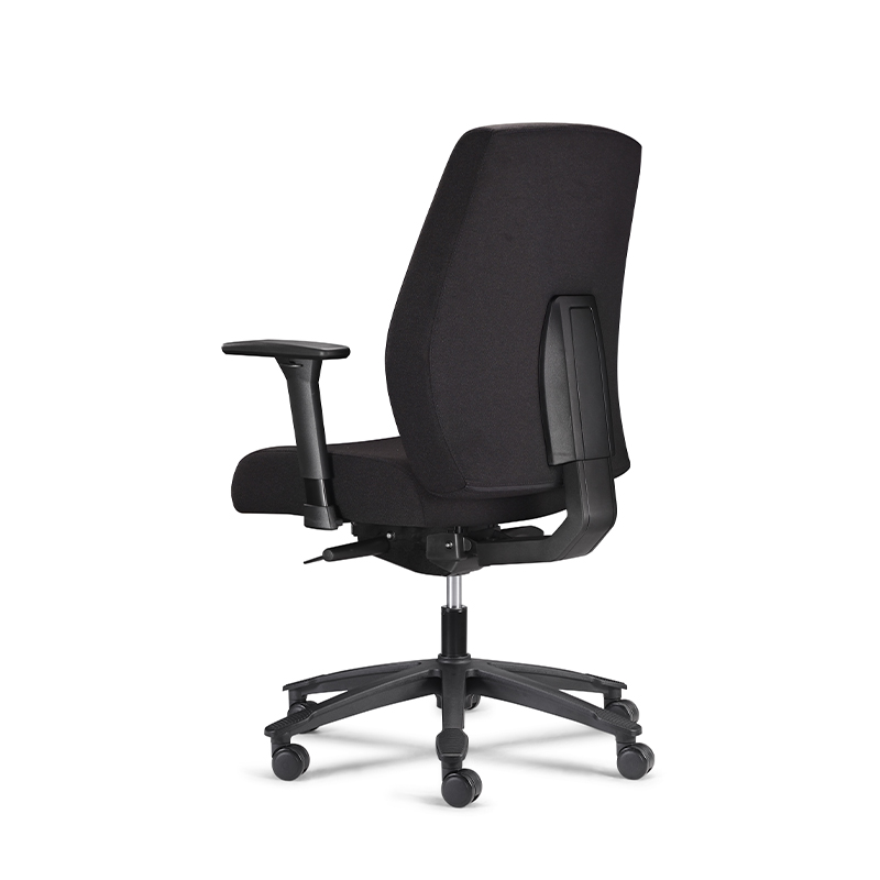 Silla de oficina pesada de tela de 200 kg con soporte lumbar - ola hdt1 