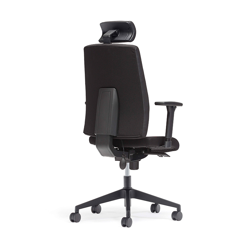 Mejor silla administrativa de reposapiés de respaldo alto con soporte lumbar ajustable - e4 gamma 