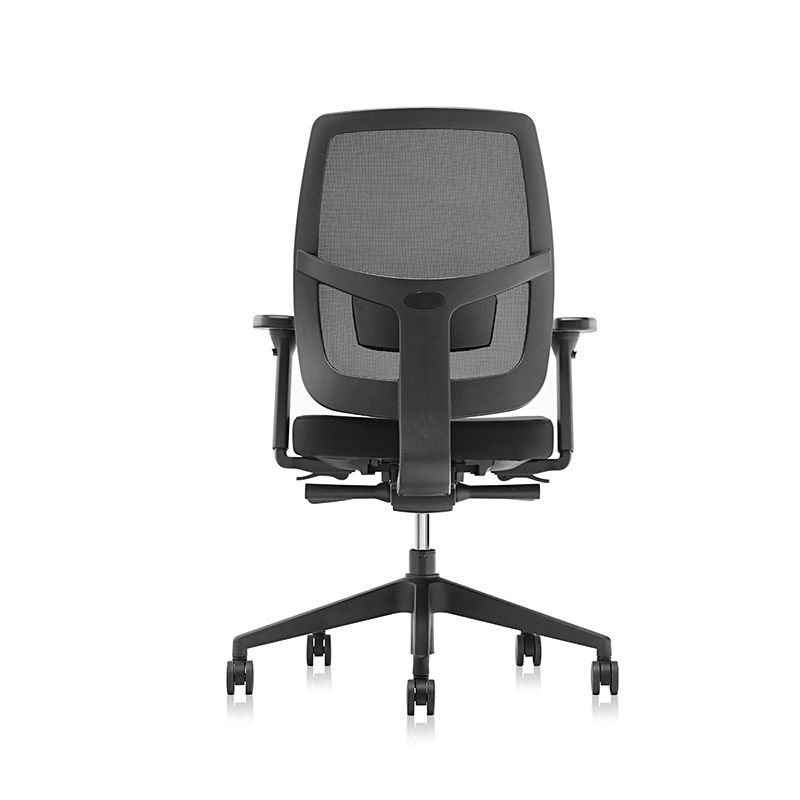 Silla de trabajo de fondo de malla ergonómica con soporte lumbar ajustable - T7 Grace EU 