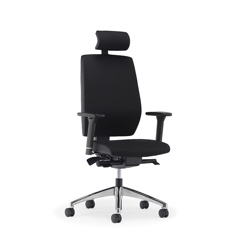 Mejor silla de oficina administrativa de soporte lumbar ergonómico con respaldo alto - E2 Alpha 