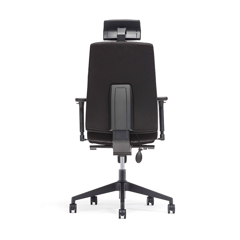 Mejor silla administrativa de reposapiés de respaldo alto con soporte lumbar ajustable - e4 gamma 