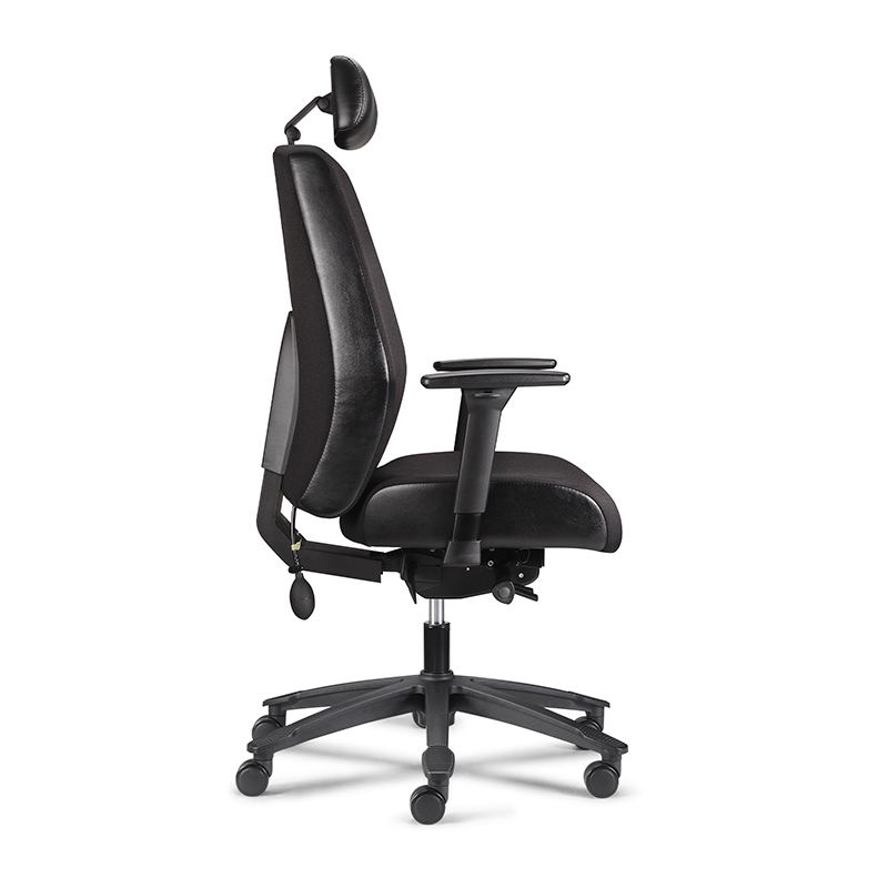 Silla de oficina doméstica de ergonomía de respaldo alto pesado - hde1 wave 