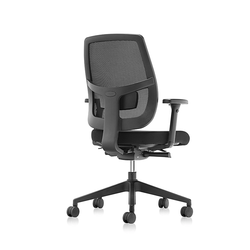 Silla de trabajo de fondo de malla ergonómica con soporte lumbar ajustable - T7 Grace EU 