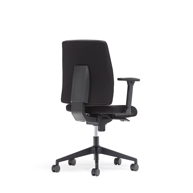 Mejor silla de oficina de ergonomía de tela con reposabrazos ajustables - t4 gamma 